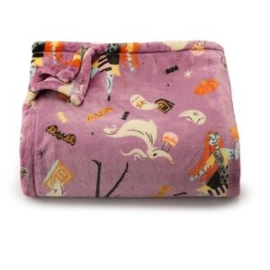 🆕 Disney Halloween Throw Blanket Nightmare Before Christmas Plush Throw 5ftx6ft